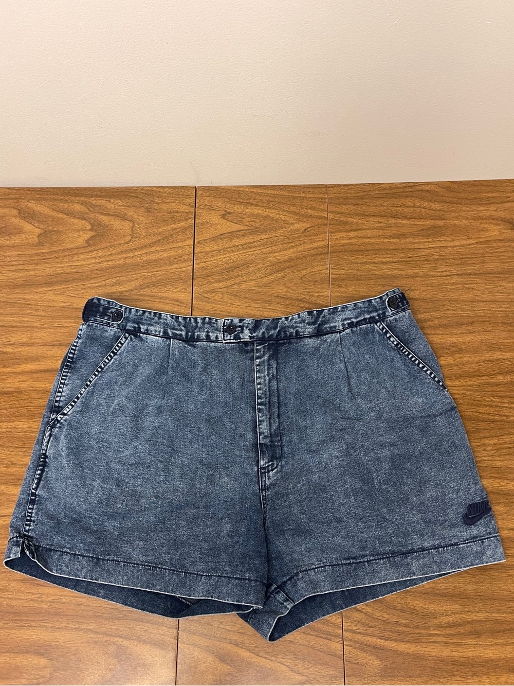 Vintage Rare 90s Andre Agassi Nike Challenge Court Denim Shorts